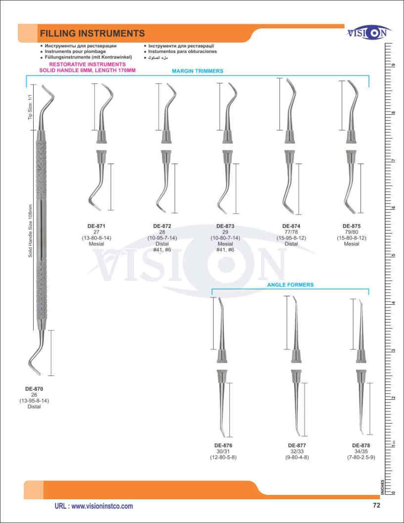 Vision Instruments Company Instruments